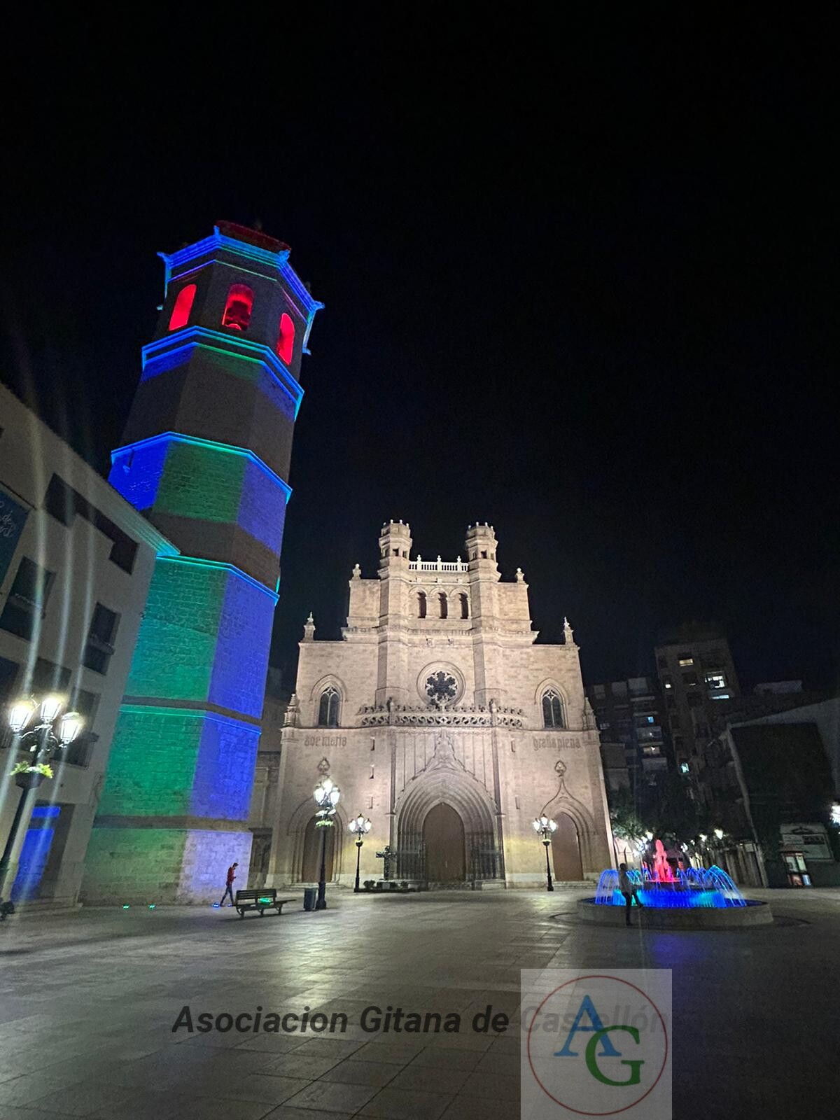 Bandera Gitana en el Ayuntamiento de Castellón