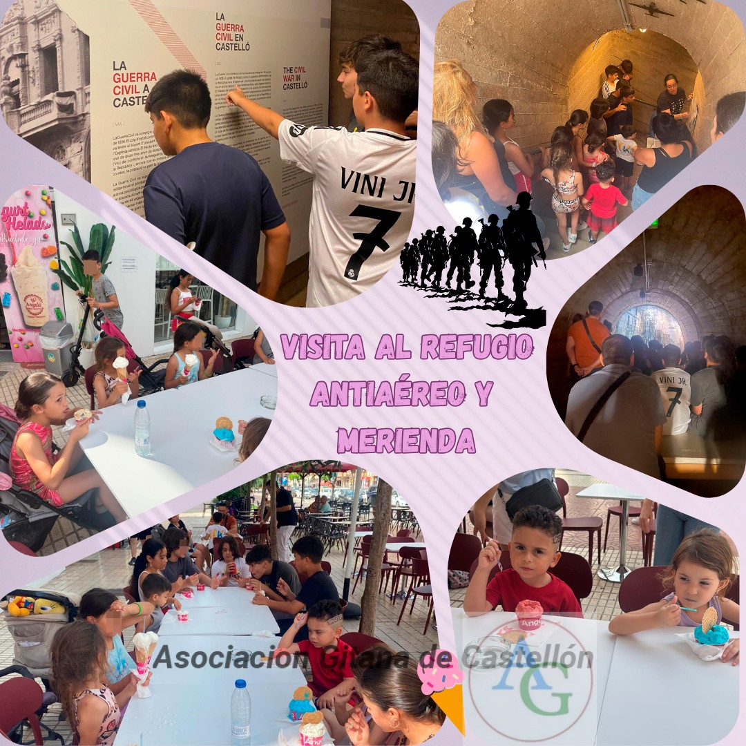 Salida refugio antiáereo Impulsa Kumpania