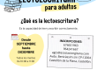 Inicio clases lectoescritura