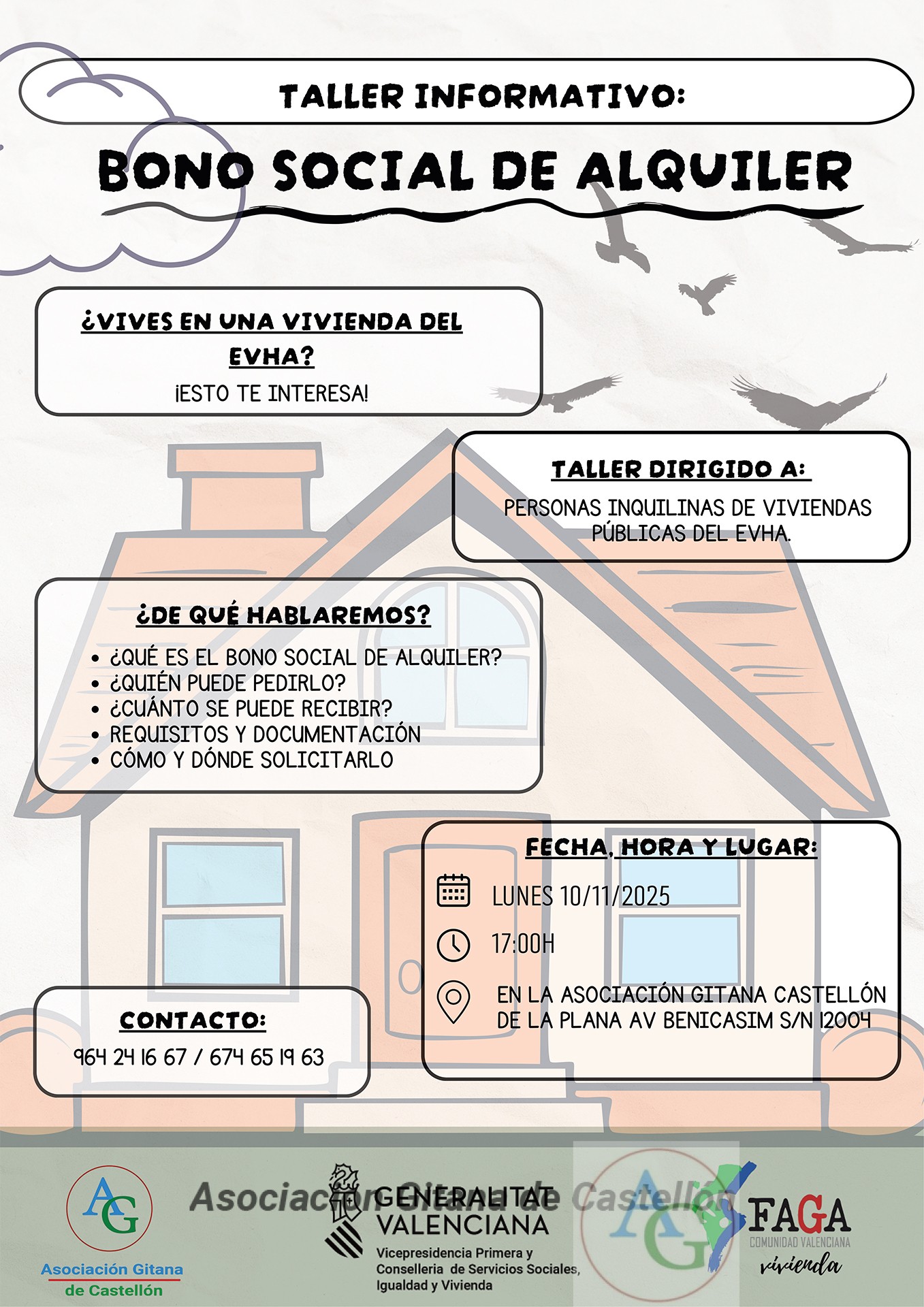 Taller Bono Social Alquiler EVHA