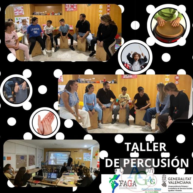 Taller de Percusión desde del proyecto JEKHIPE
