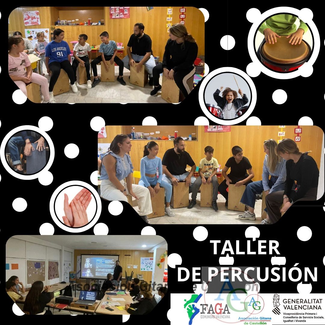 Taller de Percusión desde del proyecto JEKHIPE