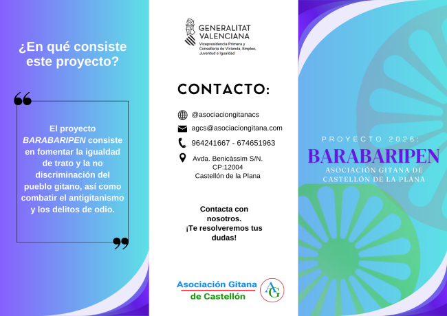 Cartel Proyecto Baripen 2026