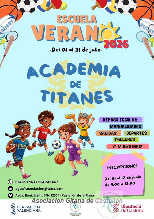 Escuela de Verano ASociación Giatana de Castellón 2026