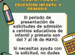 Plazo de Admision Escolar 2026