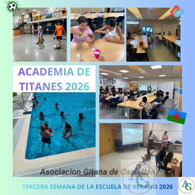 tercera-semana-escuela-verano-2026 Tercera semana Escuela de Verano 2026 en ASociación Gitana de Castellón