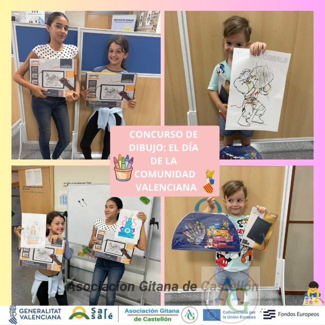 Concurso de Dibujo Día de la Comunidad Valenciana 2026 en ASociación Gitana de Castellón